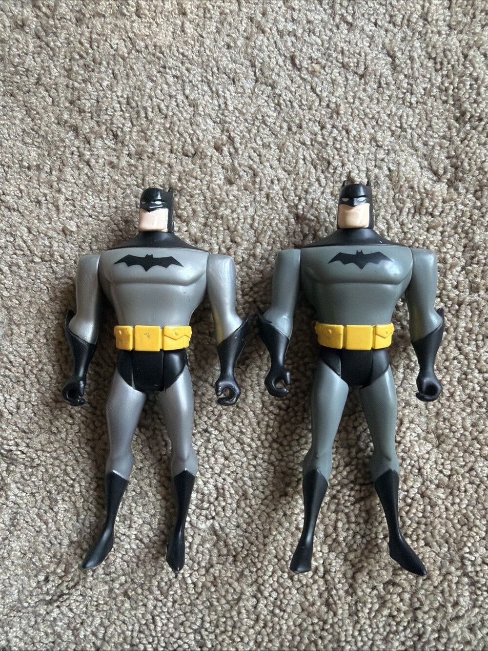 Batman The Animated Series 5" Action Figure 1998 Comics 2 Variants Silver Gray